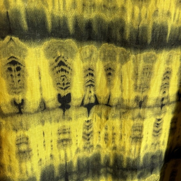 BRYNE WALKER Sz S Tunic Asymmetrical Cowl Neck Tie Dye Pattern Oversized - Picture 5 of 14